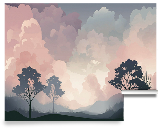 Cloudy Skies Mural