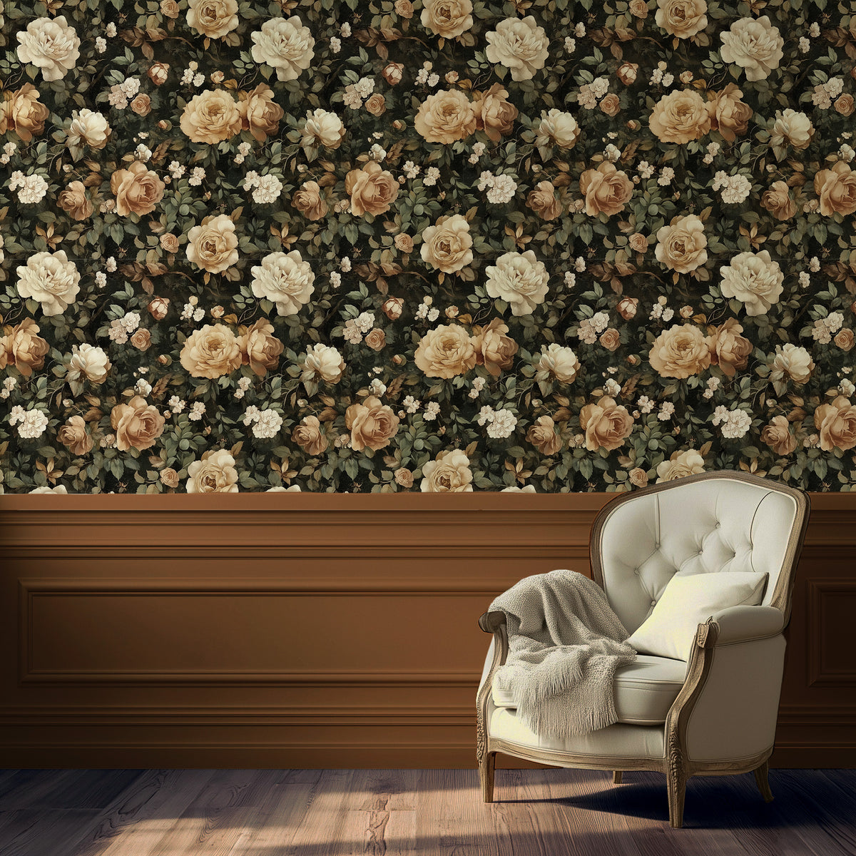 Secret Grove - Moody Floral Wallpaper