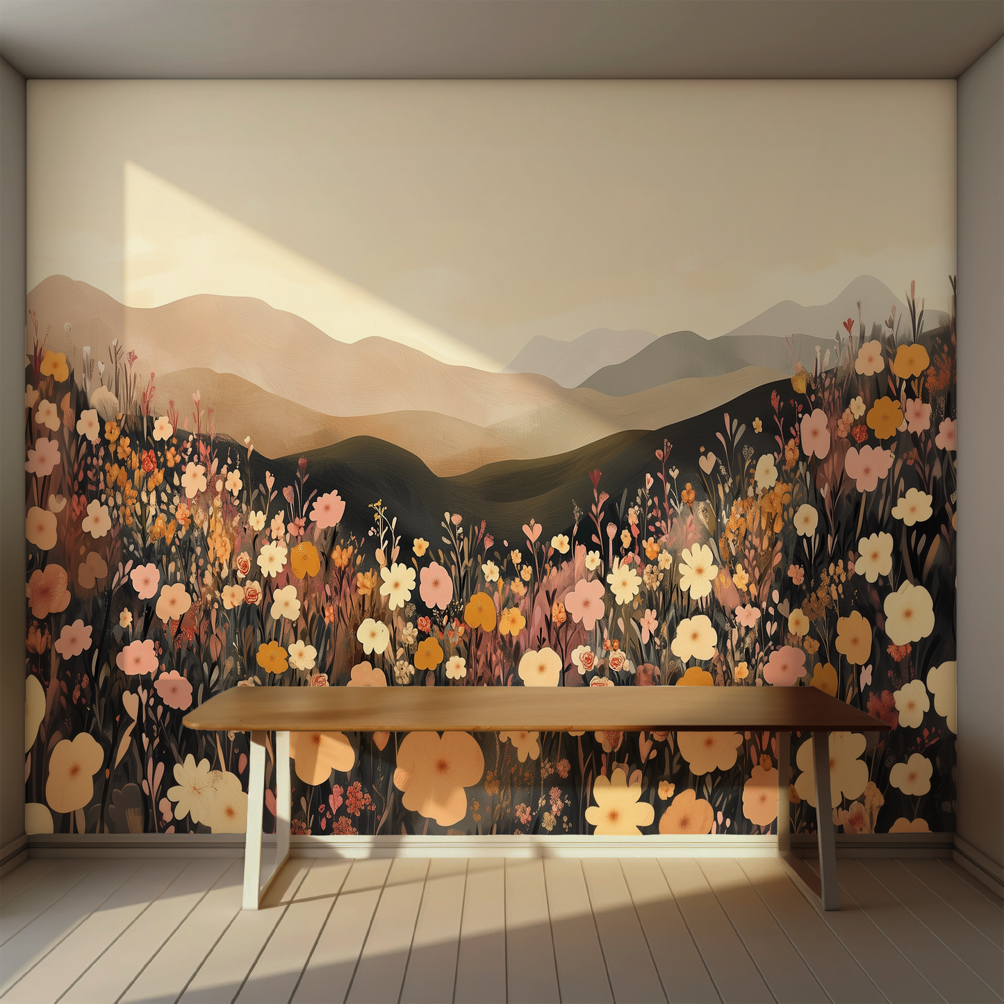 Floral Forest Mural