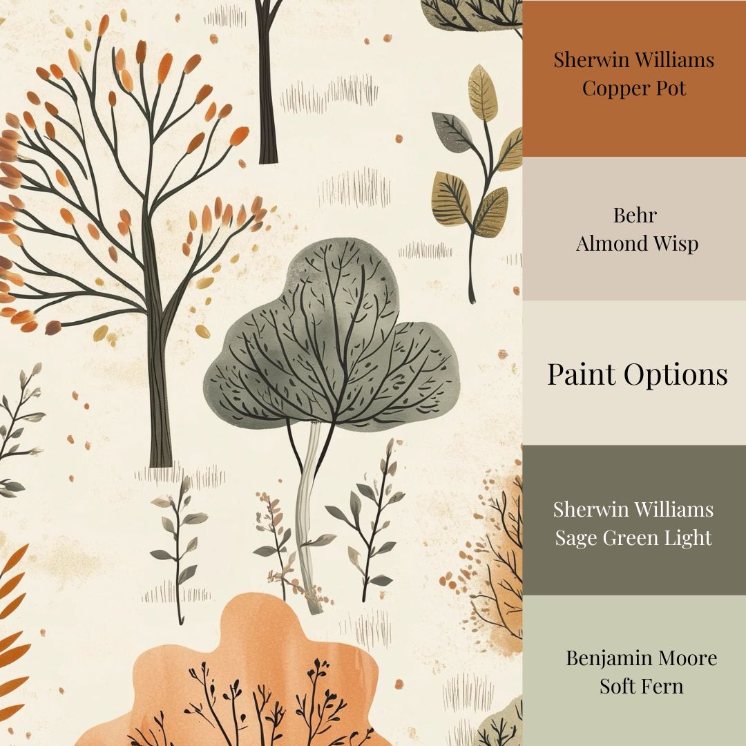 Forest Tales - Watercolor Forest Wallpaper