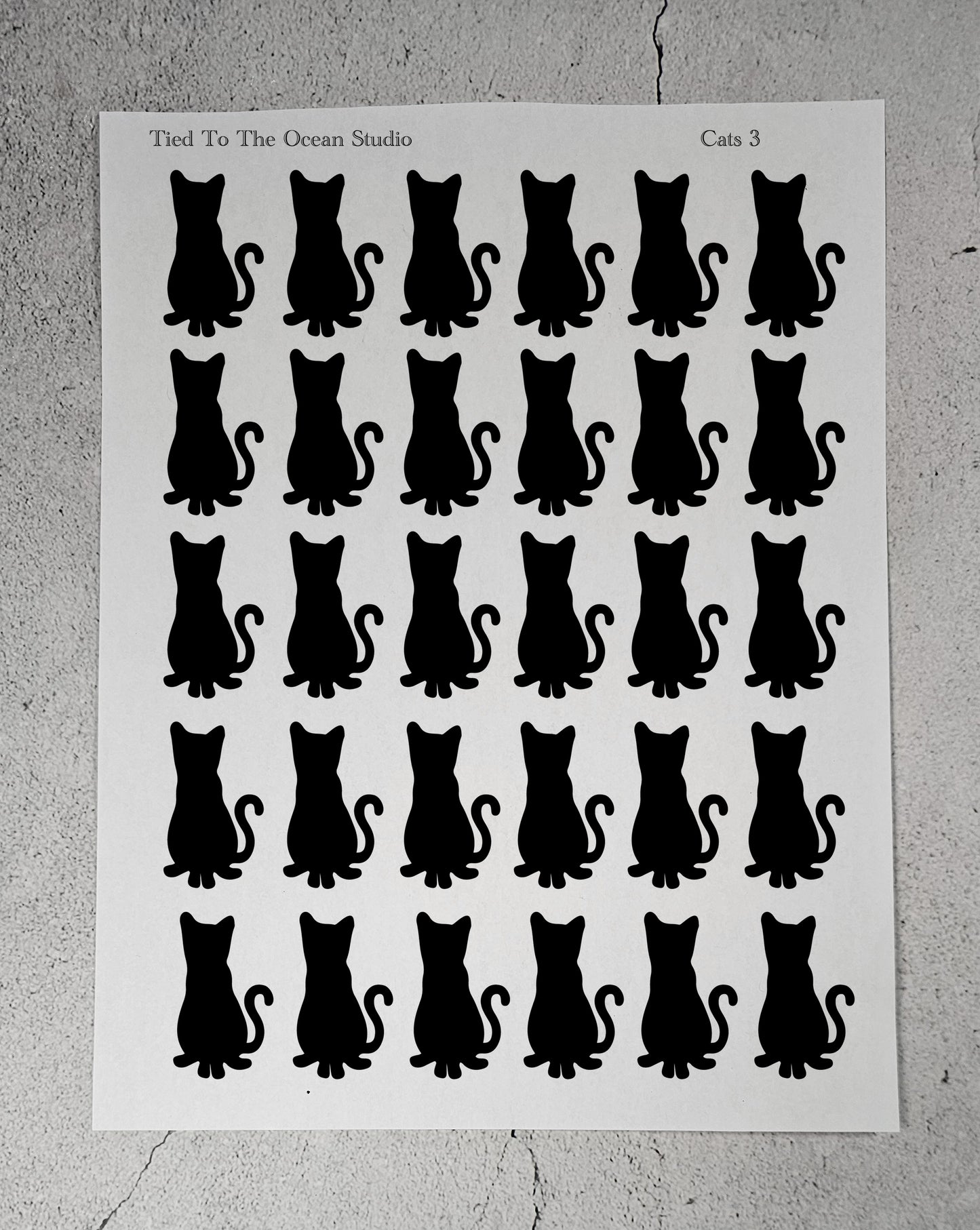 Cats Vinyl Resist Stickers