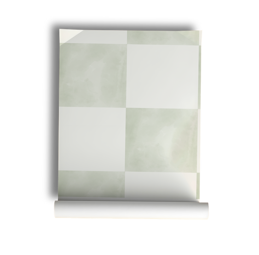 Sage Checkerboard Wallpaper