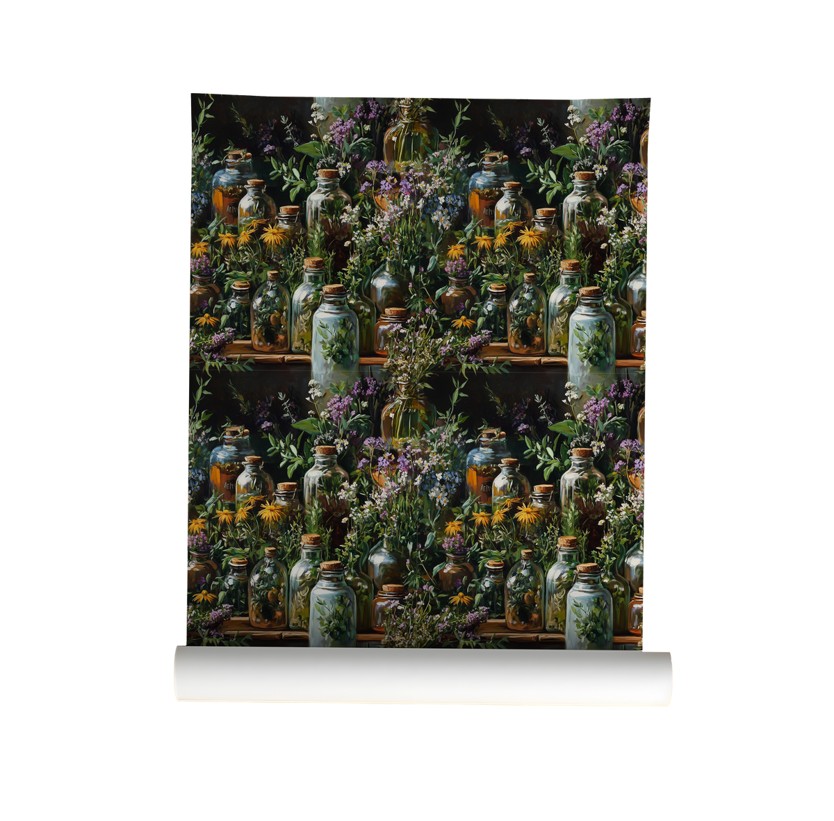 Tinctures – Apothecary Floral Wallpaper