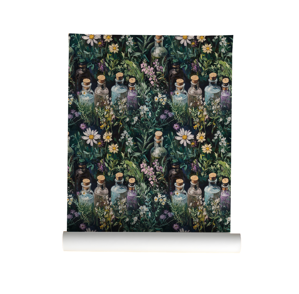 Herbal Apothecary – Wildflower Botanical Wallpaper