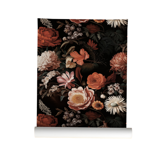 Wild Luxe - Moody Floral Wallpaper