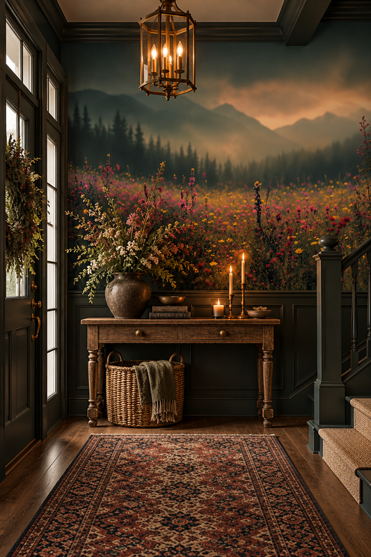 Lavender Haze – Lavender Field Floral Wallpaper Mural