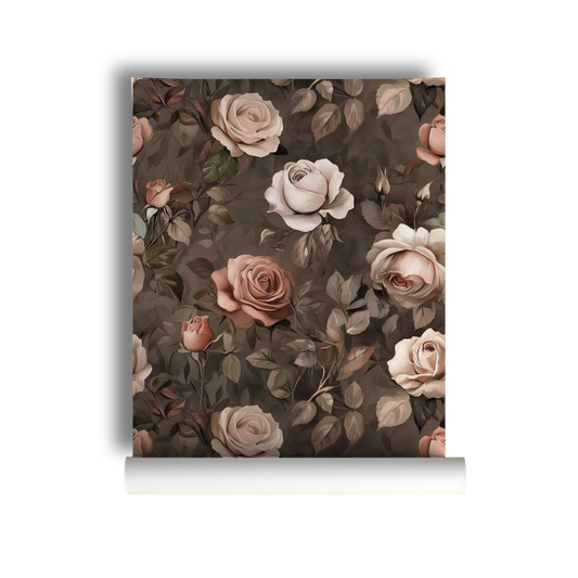 Roses at Dusk - Dark Rose Wallpaper