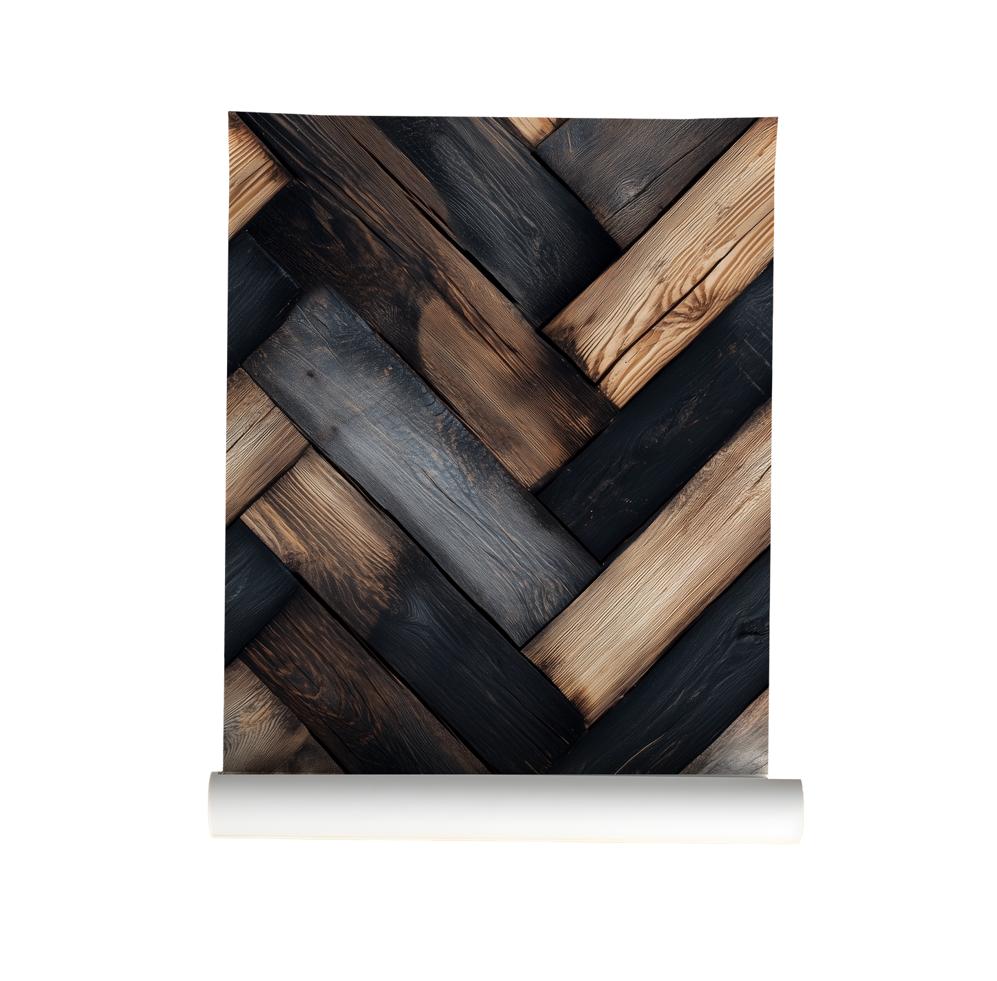Dark Barnwood Wallpaper