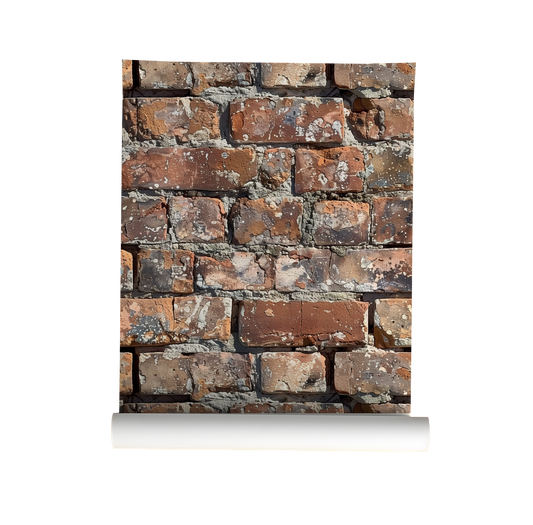 Weathered Brick - Faux Brick Peel and Stick Wallpaper