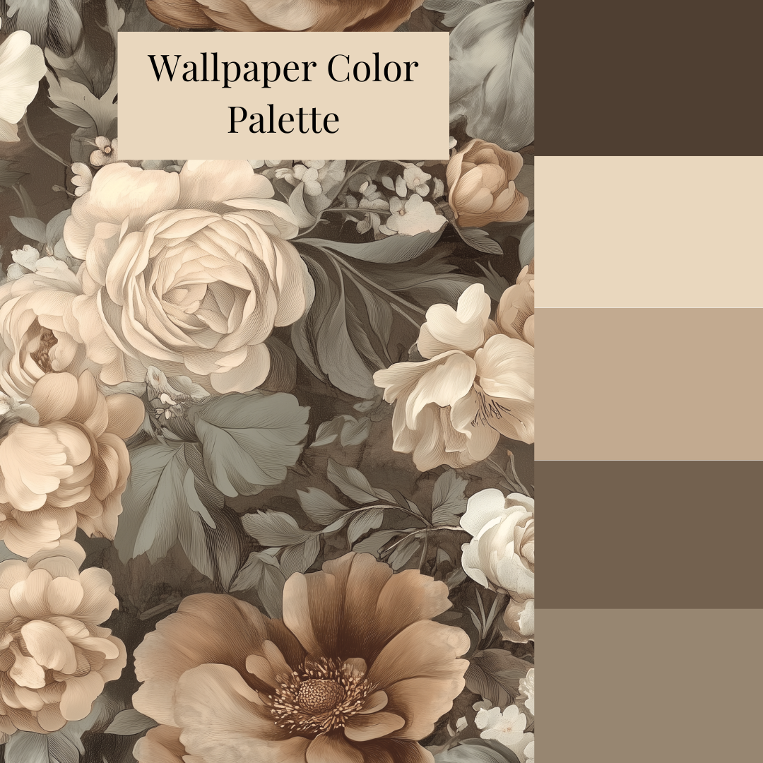 Sepia Bloom Wallpaper
