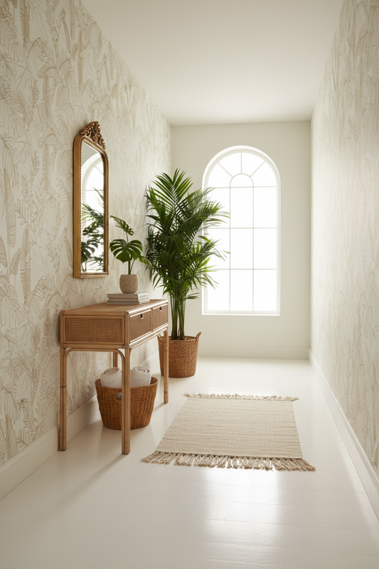Tropical Island Hallway Mockup