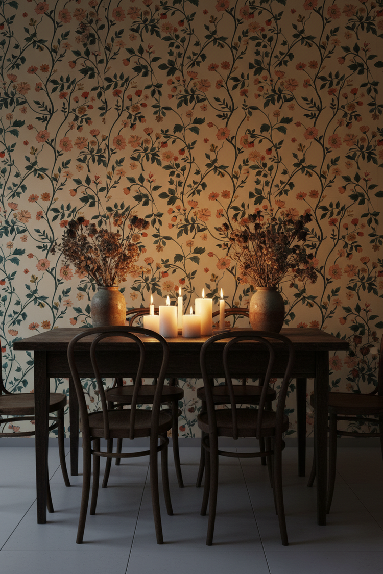 Garden Florals Wallpaper