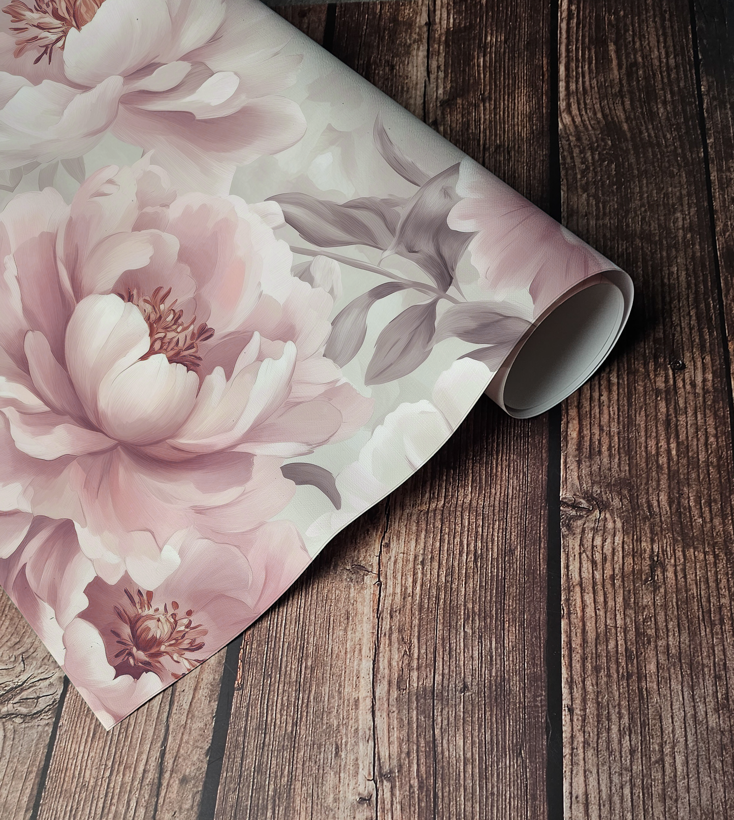 Fairytale Peonies – Pink Peony Floral Wallpaper