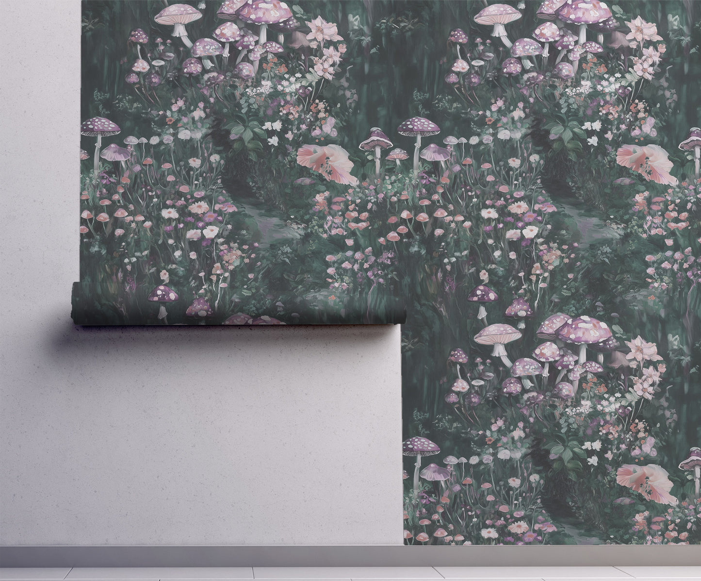 Mushroom Garden Wallpaper