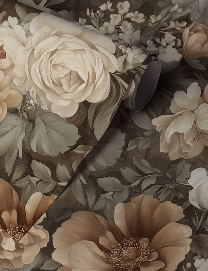 Sepia Bloom Wallpaper