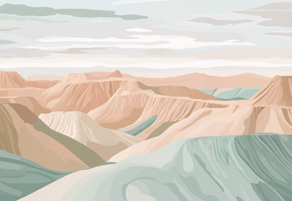The Badlands Mural