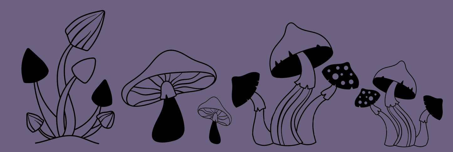 Mushies Ceramic Silkscreen Transfer
