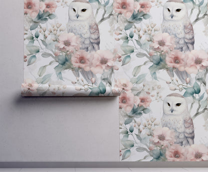 Watercolor Owl Wallpaper