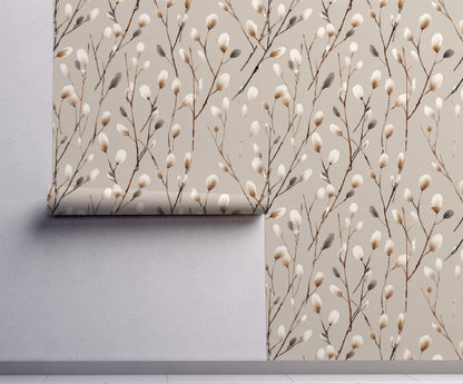 Furry Catkins Wallpaper