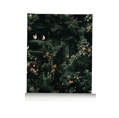 Renaissance Chickens Wallpaper