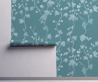Two Toned Vines Wallpaper