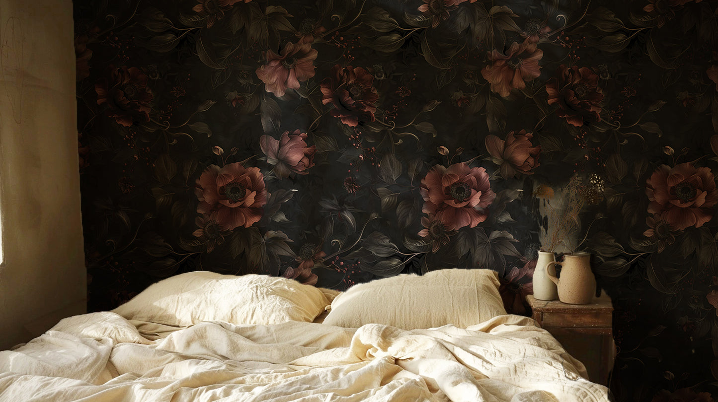 Red Blooms Wallpaper