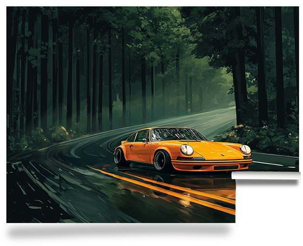Race Car Mural