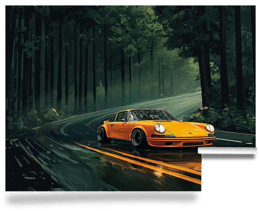 Race Car Mural