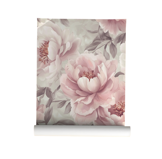 Fairytale Peonies Wallpaper