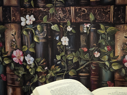 Old World Library Wallpaper