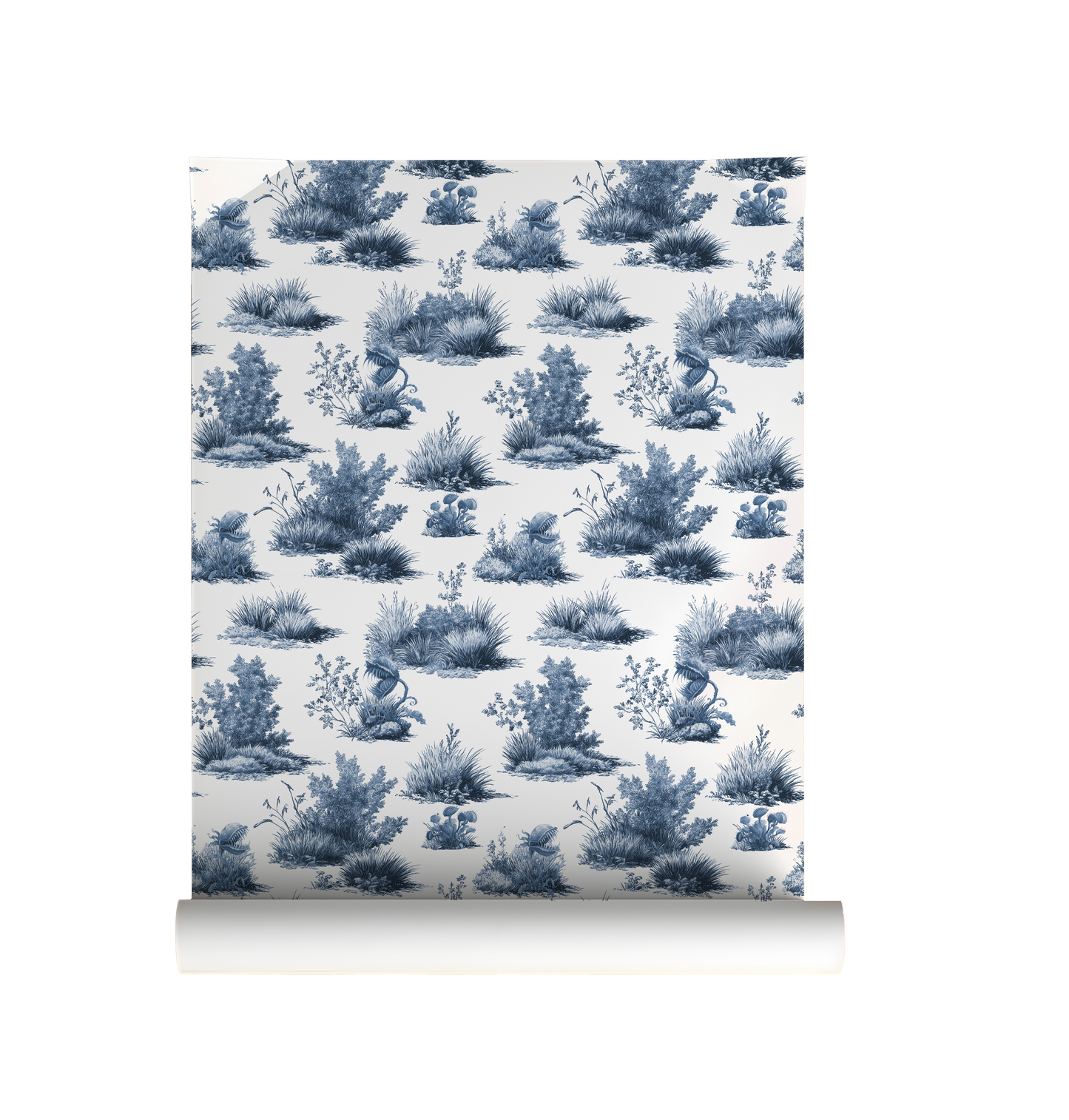 The Little Shop of Horrors Toile de Jouy Wallpaper