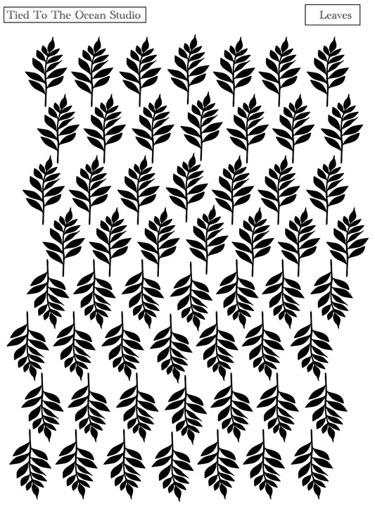 Leaves Vinyl Resist Stickers