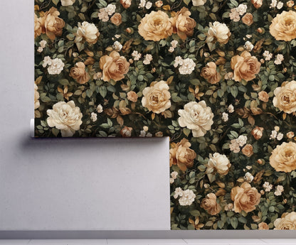 Secret Grove  - Moody Floral Wallpaper
