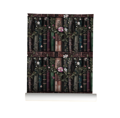 Old World Library Wallpaper
