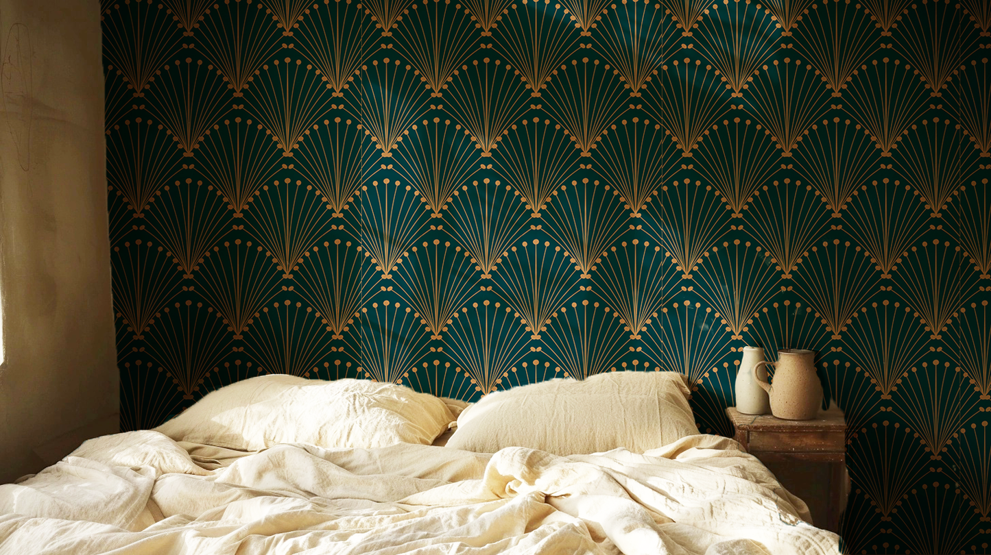 Art Deco Fan Wallpaper