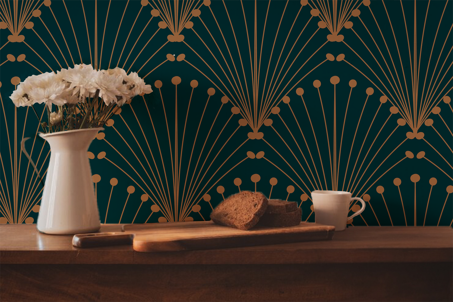 Art Deco Fan Wallpaper