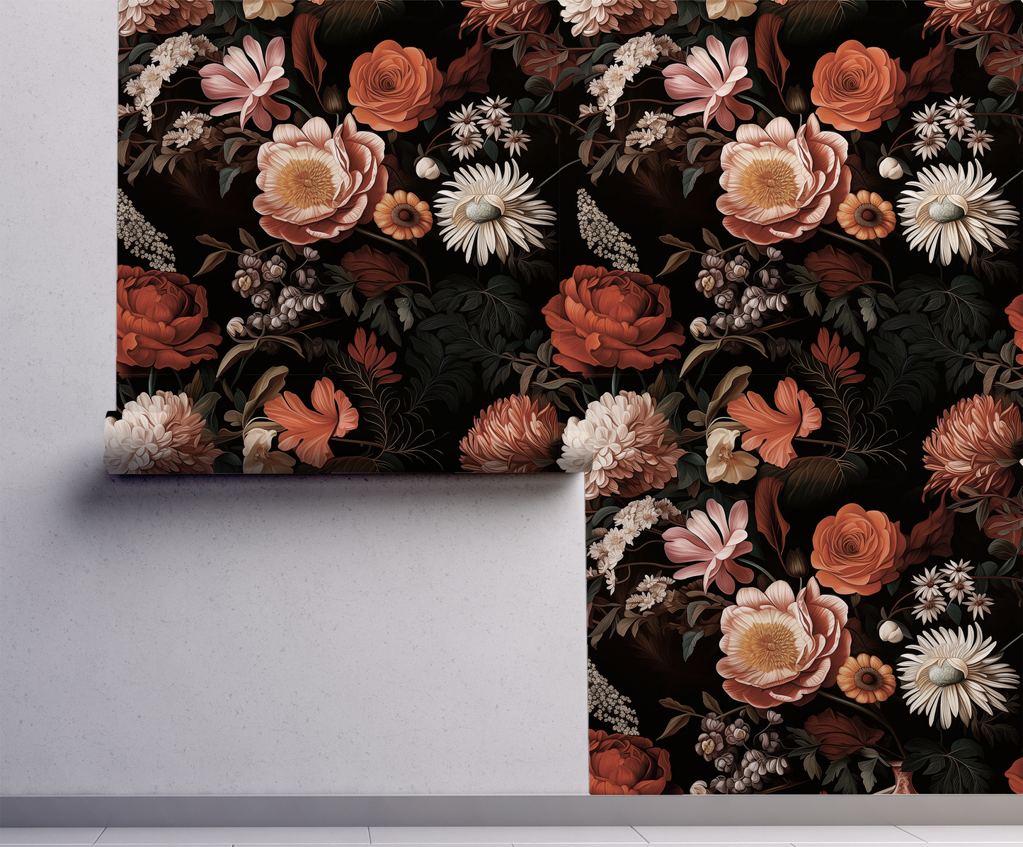 Wild Luxe - Moody Floral Wallpaper