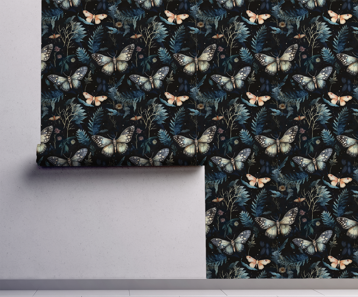 Celestial Moth - Dark Moody Moth Wallpaper