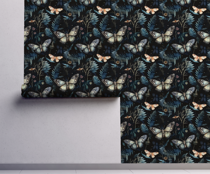 Celestial Moth - Dark Moody Moth Wallpaper