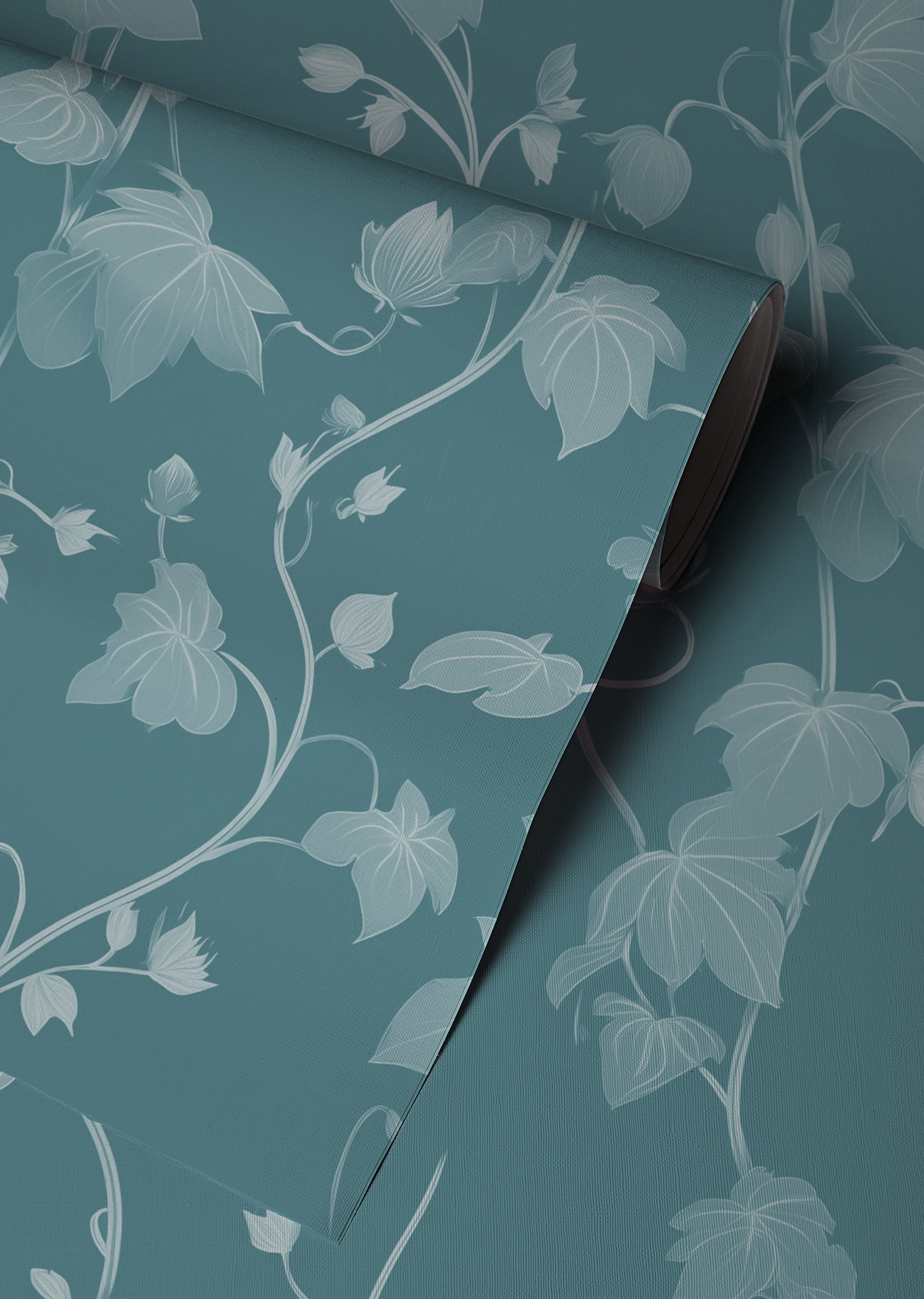 Two Toned Vines Wallpaper – Botanical Peel and Stick Wallpaper