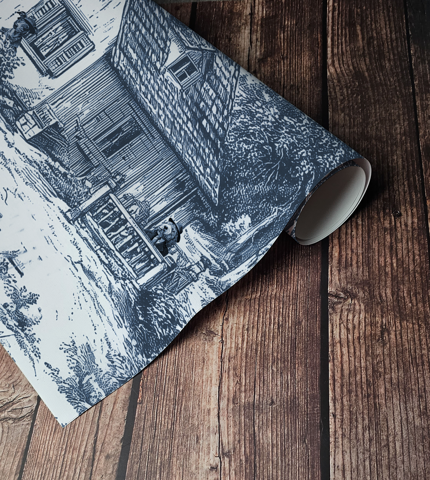 Countryside Toile De Jouy Wallpaper