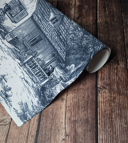Countryside Toile De Jouy Wallpaper