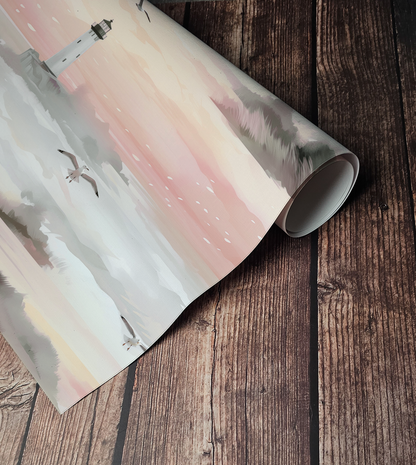 Lighthouse  and an Ocean Breeze Wallpaper