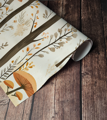 Storybook Woodland – Mushroom Forest Wallpaper