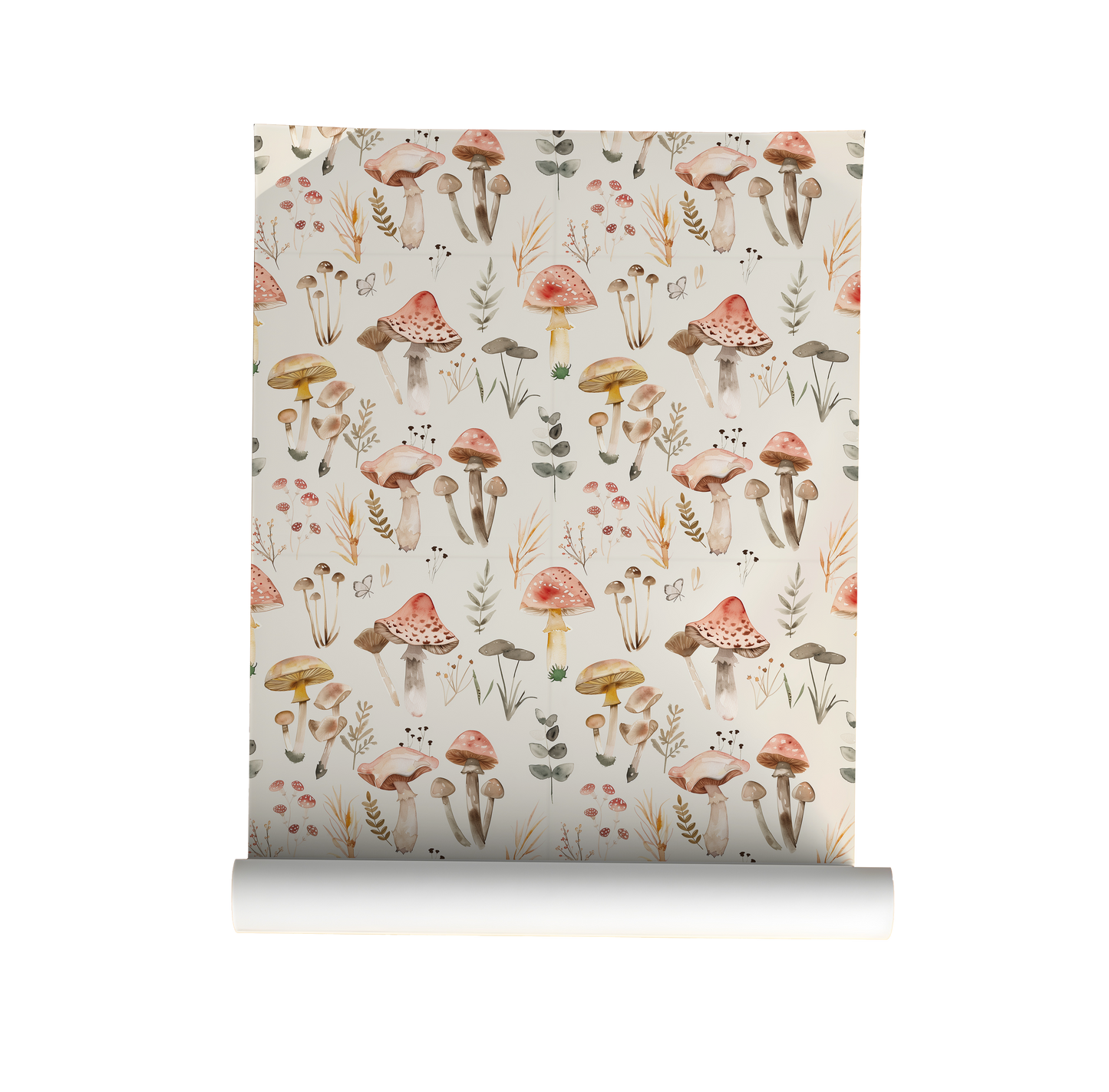 Mushroom Forest – Vintage Mushroom Botanical Wallpaper