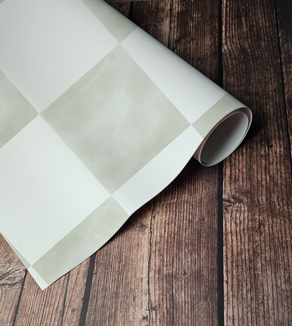 Sage Checkerboard Wallpaper