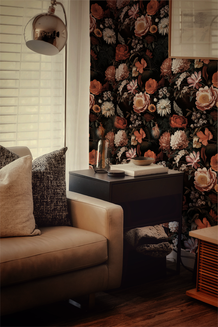 Wild Luxe - Moody Floral Wallpaper
