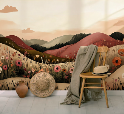 The Prairies - Wildflower Mural