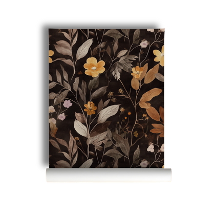 Emberwood Bloom Wallpaper