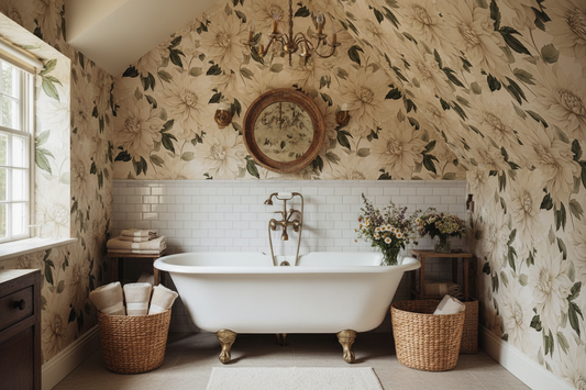 Cottage Charm Bathroom Mockup